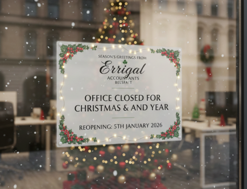 Errigal Accountants Belfast office Christmas and New Year closure